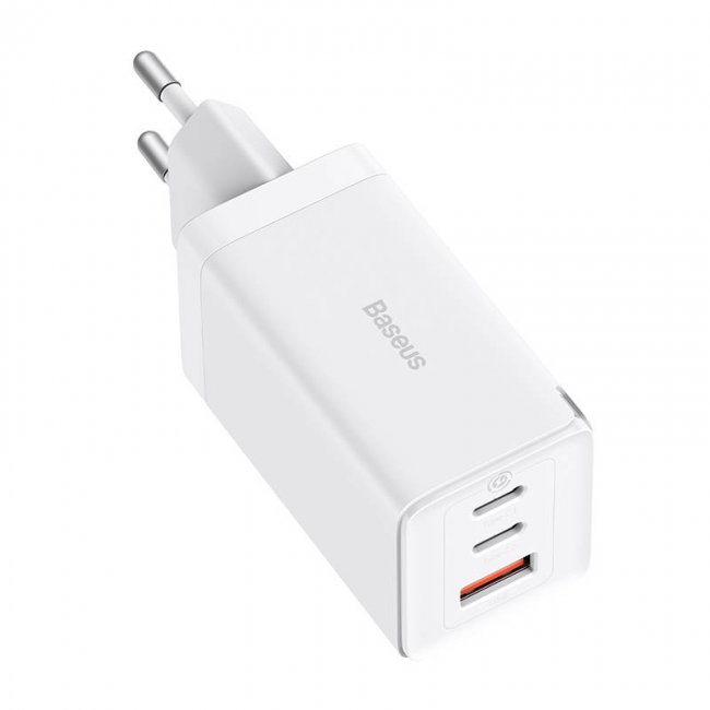 Зарядно устройство Baseus GaN5 Pro Wall charger 2xUSB-C + USB, 65W