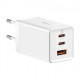 Зарядно устройство Baseus GaN5 Pro Wall charger 2xUSB-C + USB, 65W