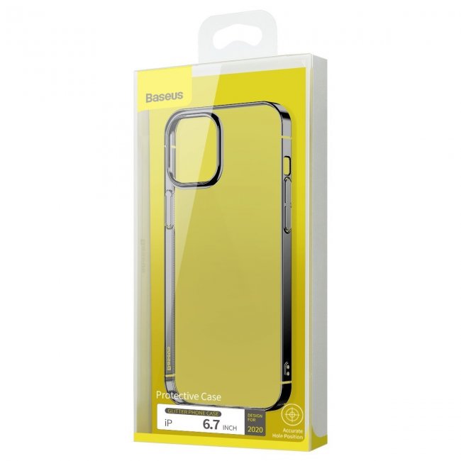 Калъф за мобилен телефон Baseus Glitter Phone Case for iPhone 12 Pro Max