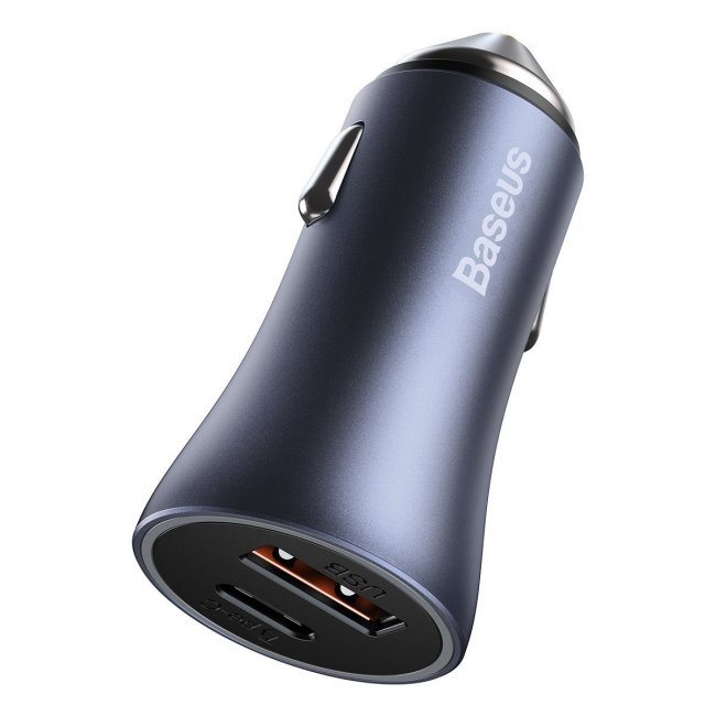 Зарядно устройство Baseus Golden Contactor Pro car charger, USB + USB-C, QC4.0+, PD, SCP, 40W