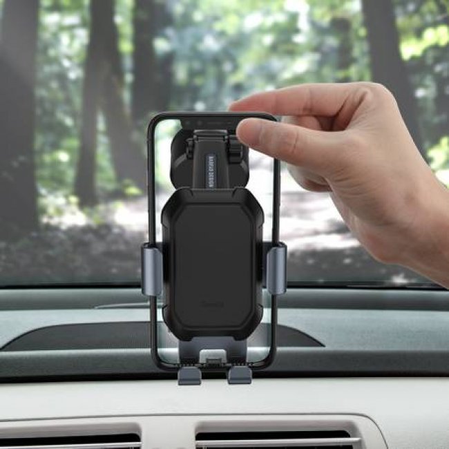 Стойка за кола Baseus Gravity car mount for phone with suction cup - ЧЕРЕН -- BLACK
