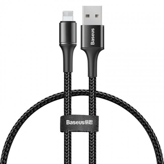 Кабел Baseus Halo data cable IP 2.4A 0.25m