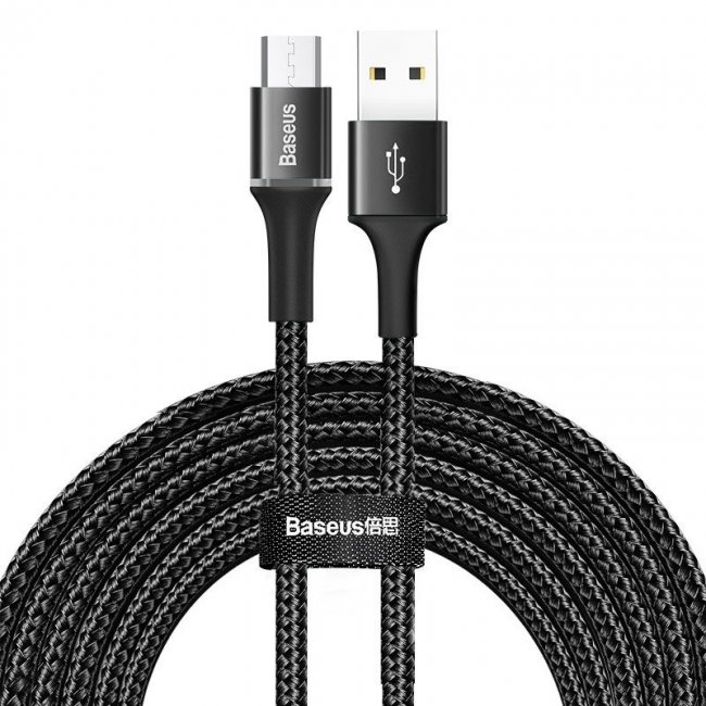 Кабел Baseus Halo data cable Micro 2A 3m