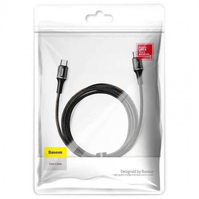 Кабел Baseus Halo data cable Type-C PD2.0 60W3A 2m