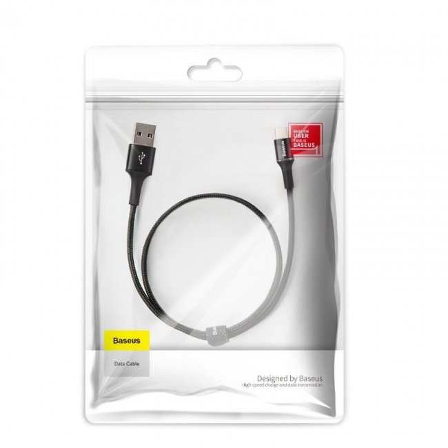 Кабел Baseus Halo data cable USB-C 0.5m 40W