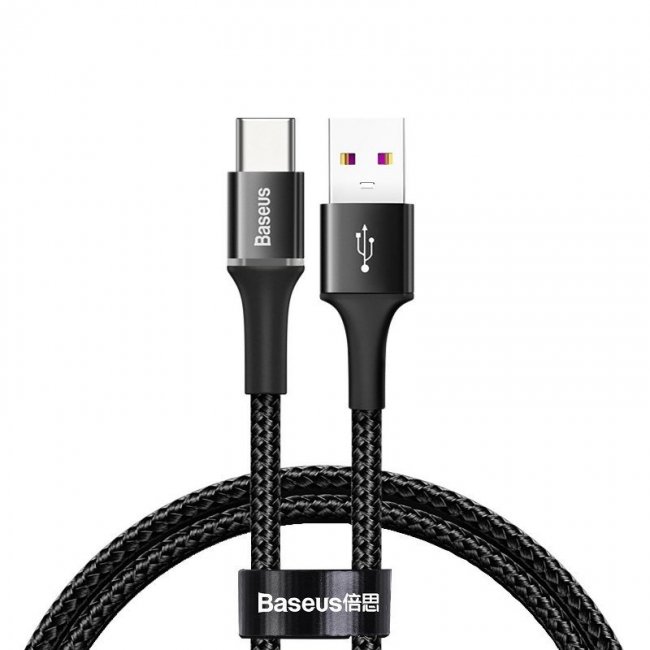 Кабел Baseus Halo data cable USB-C 0.5m 40W