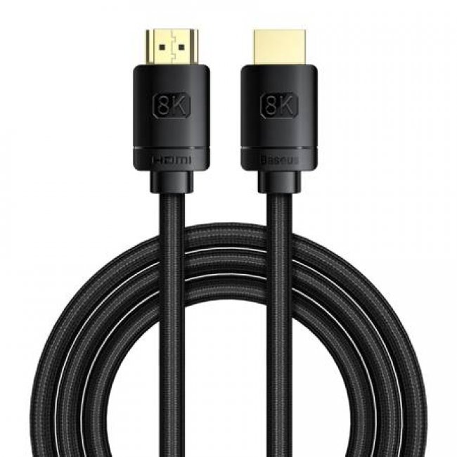 Кабел Baseus High Definition Series HDMI 2.1, 8K 60Hz, 3D, HDR, 48Gbps, 3m