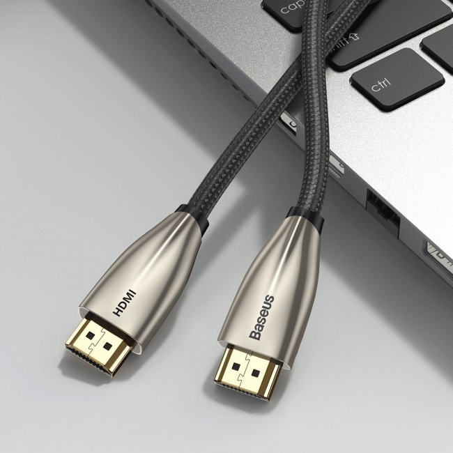 Кабел Baseus Horizontal 4K HDMI Male To 4K HDMI Male Adapter Cable 2M