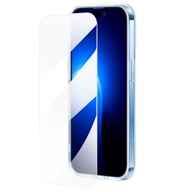 Калъф за мобилен телефон Baseus Illusion Case, lens frames, tempered glass set for iPhone 14 Pro