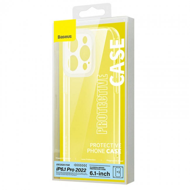 Калъф за мобилен телефон Baseus Illusion Case, lens frames, tempered glass set for iPhone 14 Pro