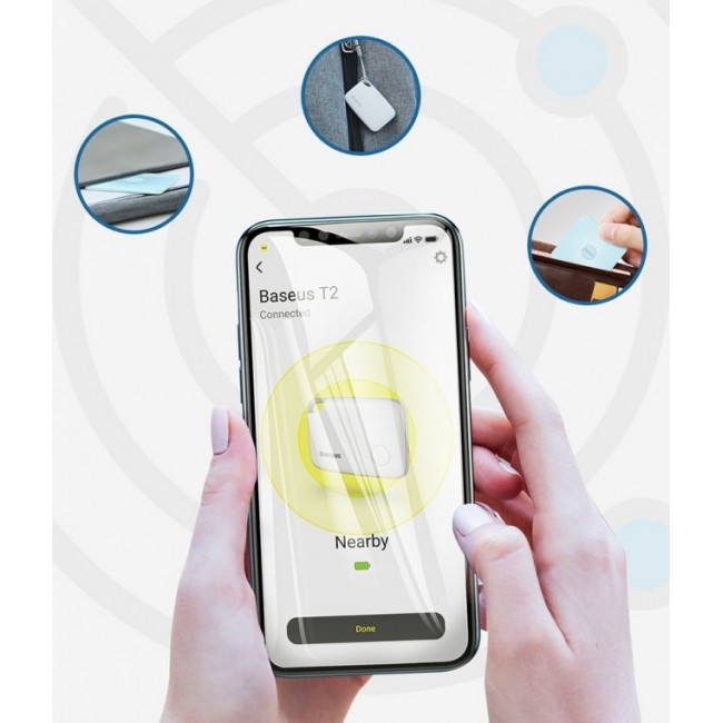 За дома и офиса Baseus Intelligent T2 ropetype anti-loss device- Интелигентно алармено устройство