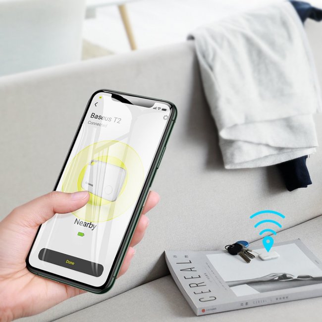 За дома и офиса Baseus Intelligent T2 ropetype anti-loss device- Интелигентно алармено устройство