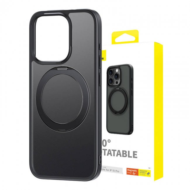 Калъф за мобилен телефон Baseus iPhone 15 Pro Magnetic Case CyberLoop Series