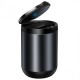 Пепелник за кола Baseus LED Car Ashtray - ЧЕРЕН -- BLACK