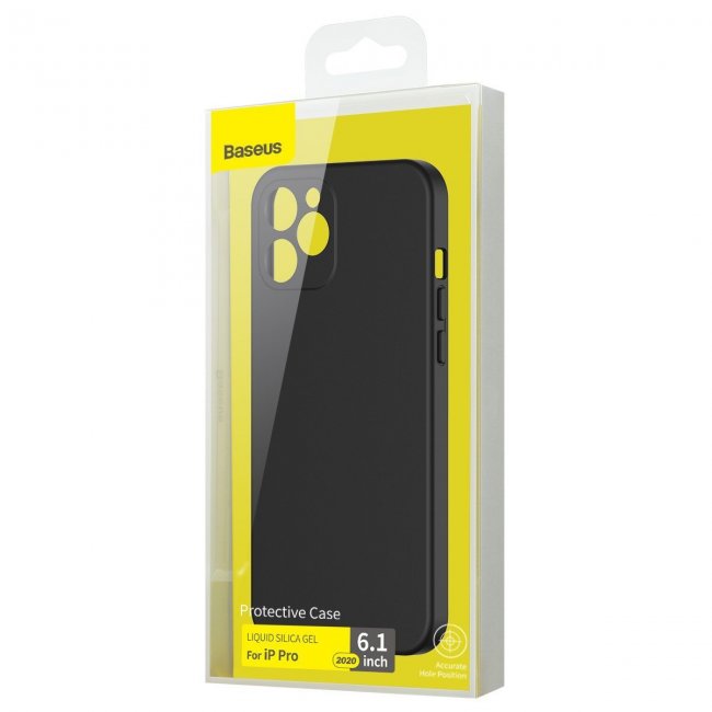 Калъф за мобилен телефон Baseus Liquid Silica Gel Case for iPhone 12 / 12 Pro