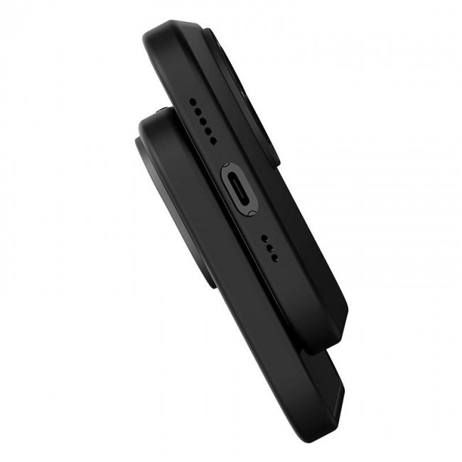 Калъф за мобилен телефон Baseus Liquid Silica Magnetic Case and Tempered Glass set for iPhone 14 Pro
