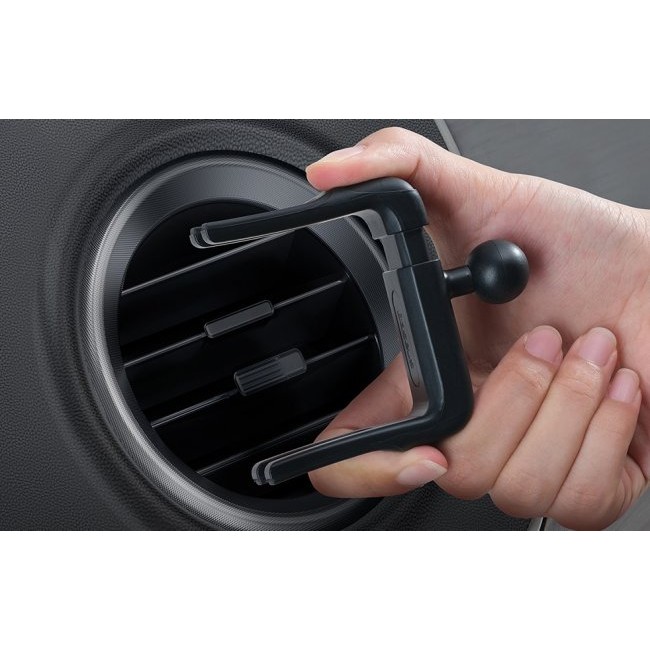 Аксесоар за кола Baseus Metal Age II gravitational car phone holder to round ventilation grid