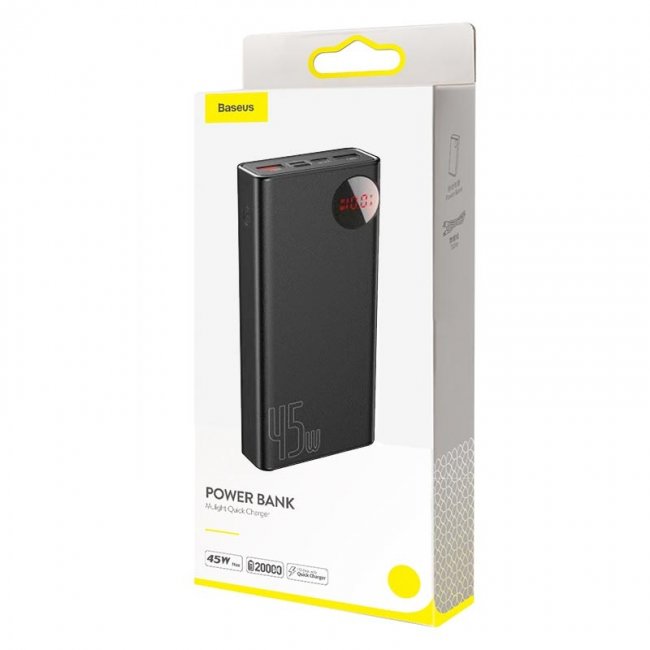 Външна Батерия POWER BANK Baseus Mulight Digital Disp45W 20000mAh PPMY-A01