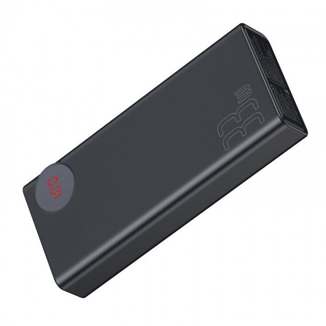 Външна Батерия POWER BANK Baseus Mulight Powerbank 30000mAh 2x USB, QC 3.0, PD 33W