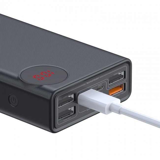 Външна Батерия POWER BANK Baseus Mulight Powerbank 30000mAh 2x USB, QC 3.0, PD 33W