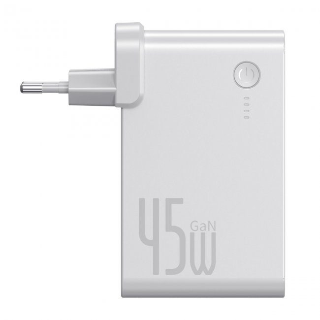 Външна Батерия POWER BANK Baseus Power Station (GaN) 2in1 Quick Charge Power bank & Charger C+U 10000mAh 45W