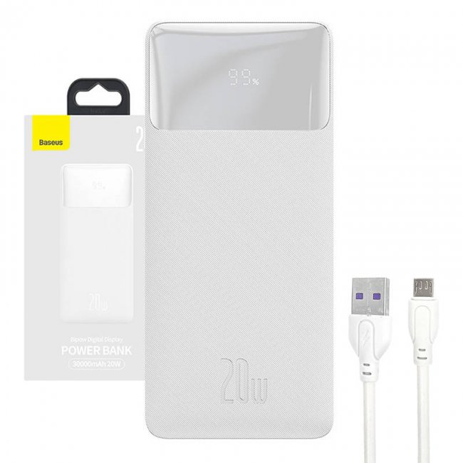 Външна Батерия POWER BANK Baseus Powerbank Bipow 30000mAh 20W