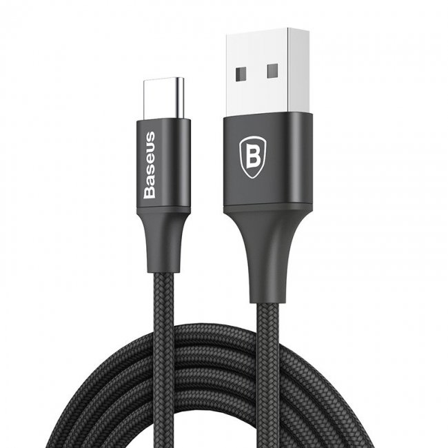 Кабел Baseus Rapid Cable USB-C LED 2A