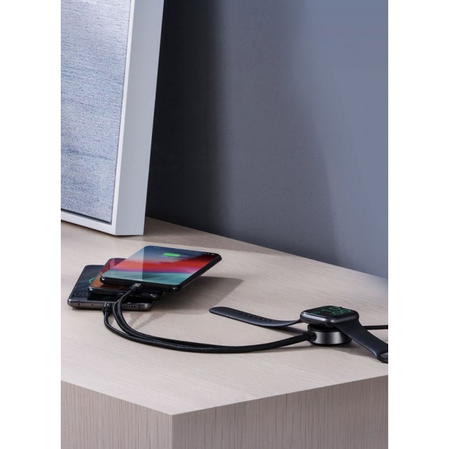 Кабел Baseus Star Ring 4in1 WiFi+Lit+Type C+Micro 1.2m