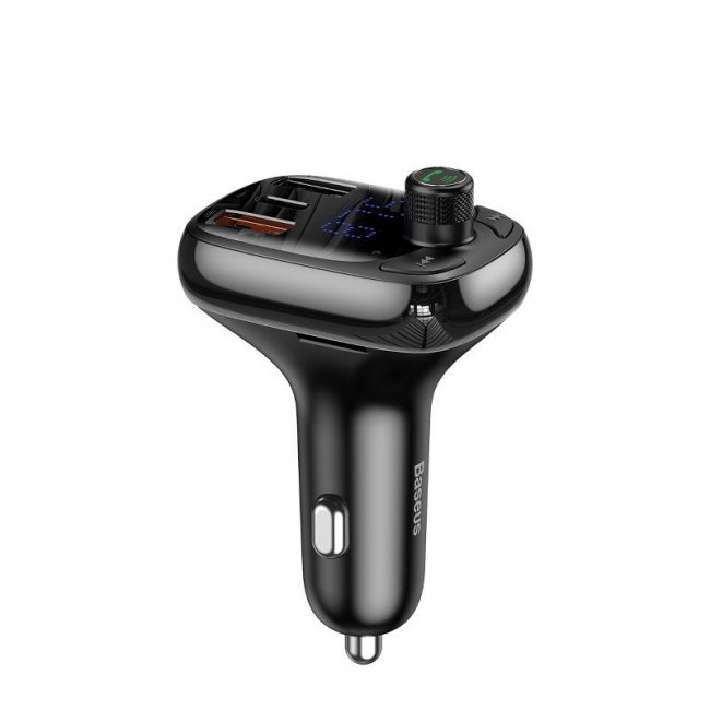 Зарядно устройство Baseus T typed S-13 wireless MP3 car charger