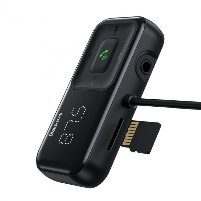 Зарядно устройство Baseus T typed S-16 wireless MP3 car charger- Зарядно за кола с FM предавател