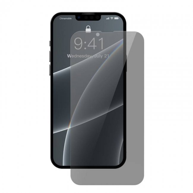 Стъклен Протектор за мобилен телефон Baseus Tempered Glass Anti-spy 0.3mm for iPhone 13/13 Pro/14