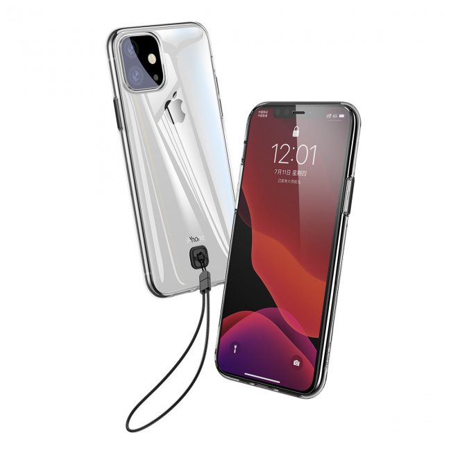 Калъф за мобилен телефон Baseus Transparent Key Case Apple iPhone 11 6.1
