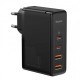 Зарядно устройство Baseus Travel Charger GaN2 Pro Quick 2x USB + 2x USB-C, 100W - ЧЕРЕН -- BLACK
