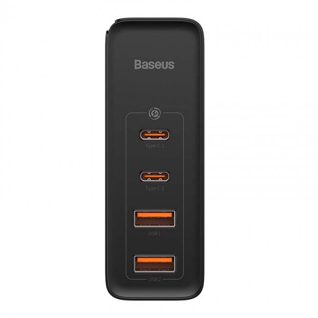 Зарядно устройство Baseus Travel Charger GaN2 Pro Quick 2x USB + 2x USB-C, 100W - ЧЕРЕН -- BLACK