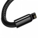 Кабел Baseus Tungsten Gold Cable USB to iP 2.4A 2m
