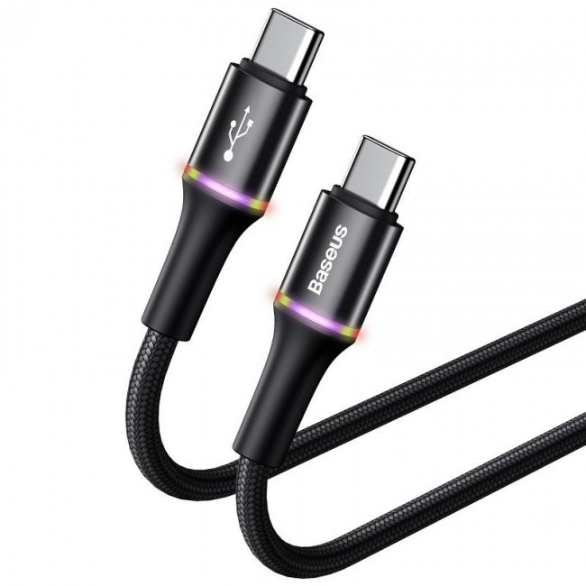 Кабел Baseus USB-C към USB-C кабел PD2.0 60W3A 2m