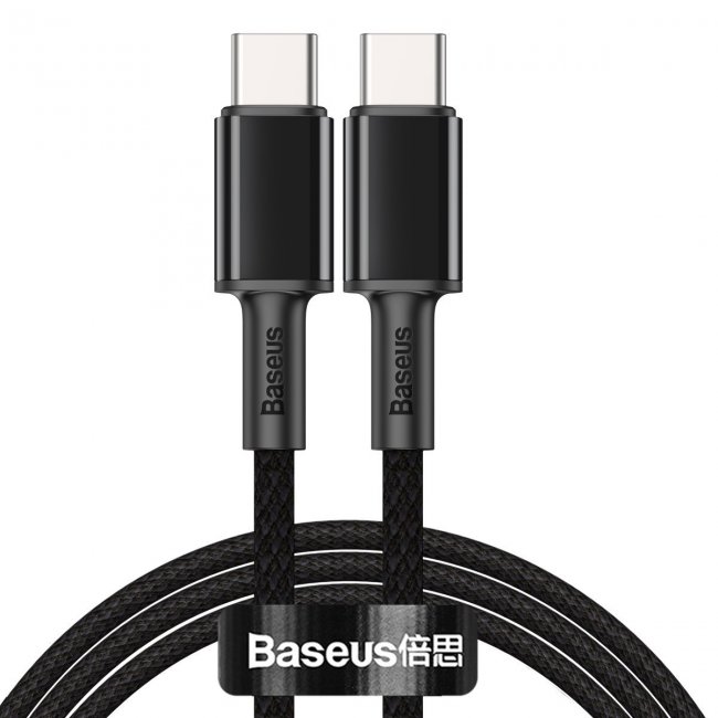 Кабел Baseus USB-C to USB-C Cable Baseus High Density Braided, 100W, 2m