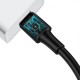 Кабел Baseus White Series VOOC USB-C 5A 2m