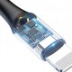 Кабел Baseus X-shaped IP Cable with LED X-type 1m 2.4A