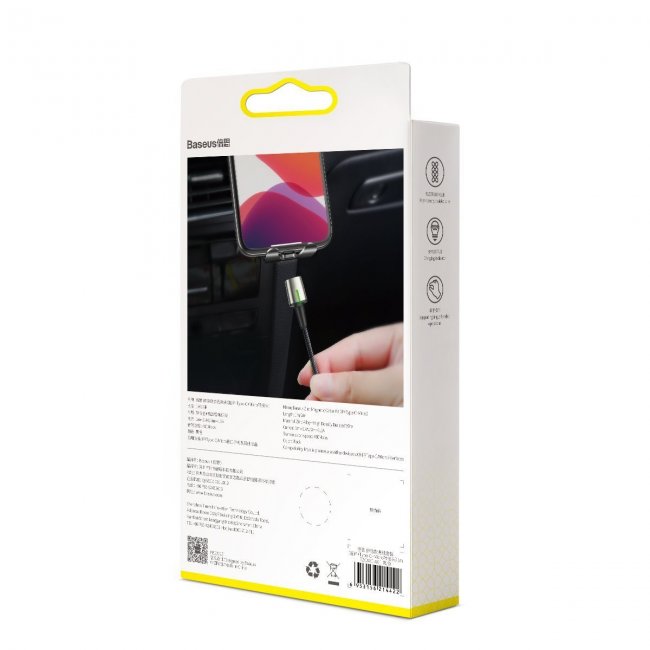 Кабел Baseus Zinc Magnetic Kit IP+Type C+Micro