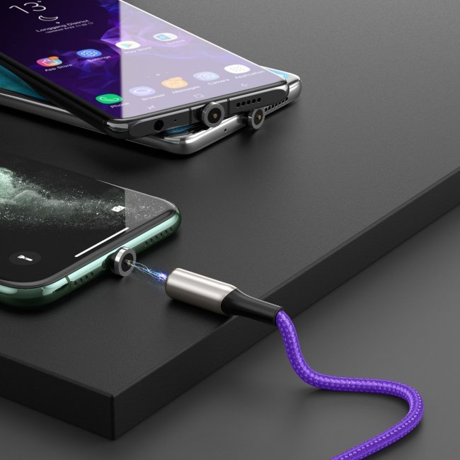 Кабел Baseus Zinc Magnetic micro USB 2A 1m