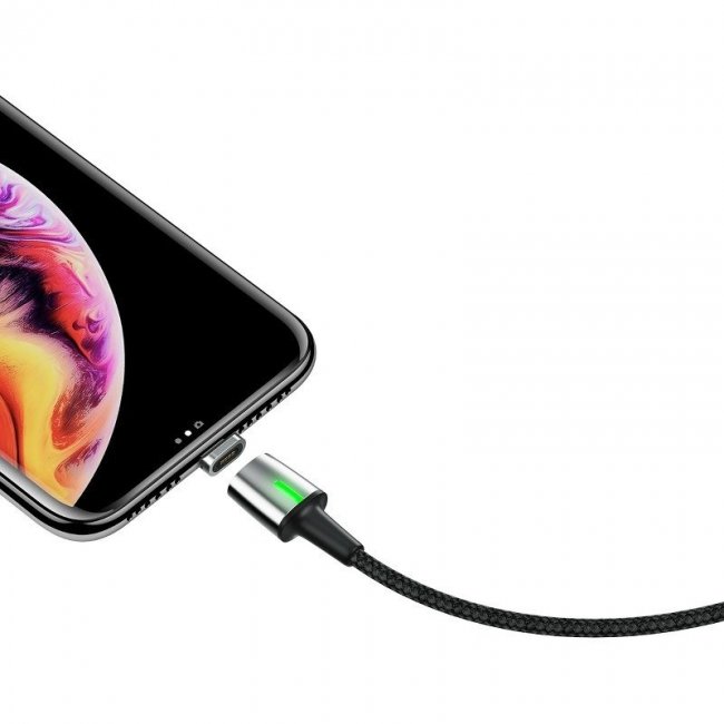Кабел Baseus Zinc Magnetic USB Lightning Cable 2.4A 1m