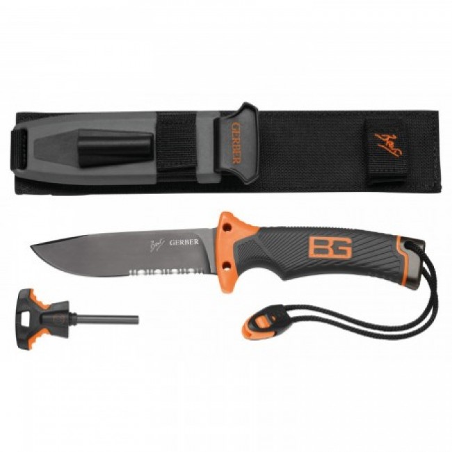 Джобен нож Bear Grylls НОЖ ULTIMATE KNIFE SERRATED
