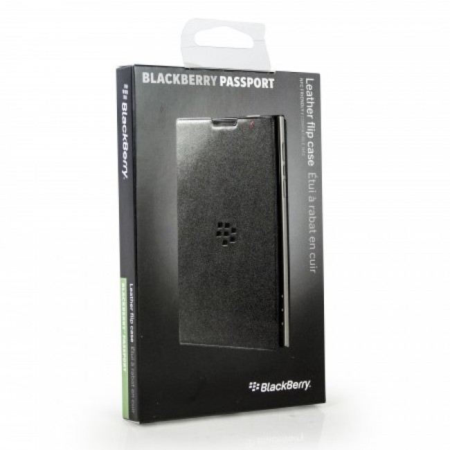 Калъф за мобилен телефон BlackBerry Passport Leather flip case