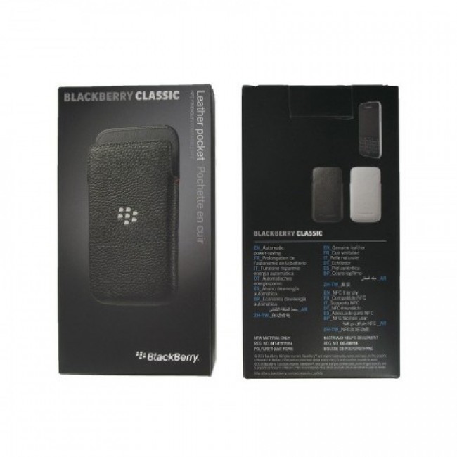 Калъф за мобилен телефон BlackBerry Q20 Classic Leather pocket