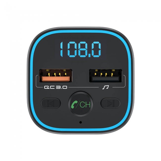 Зарядно устройство BlitzWolf BW-BC1, 2x USB + MicroSD