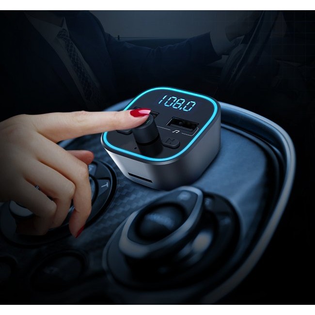 Зарядно устройство BlitzWolf BW-BC1, 2x USB + MicroSD