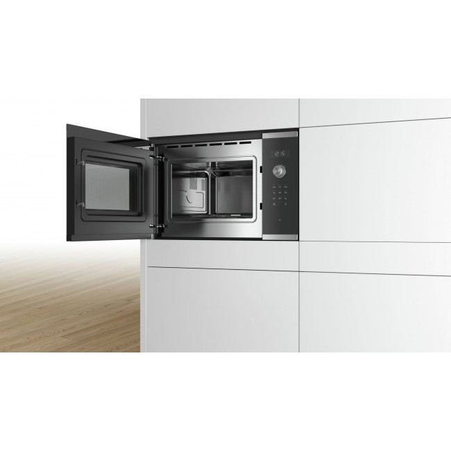 Микровълнова фурна за вграждане Bosch BFL554MS0 