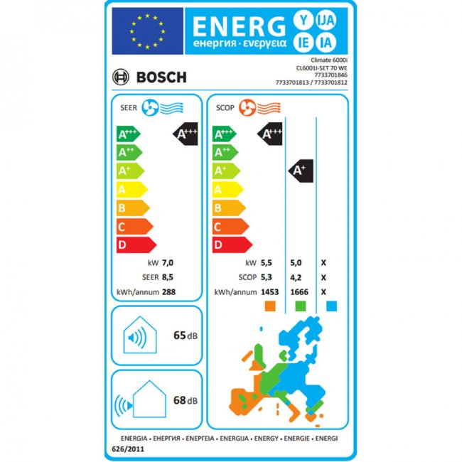 Климатик Bosch CL6001iU W70E