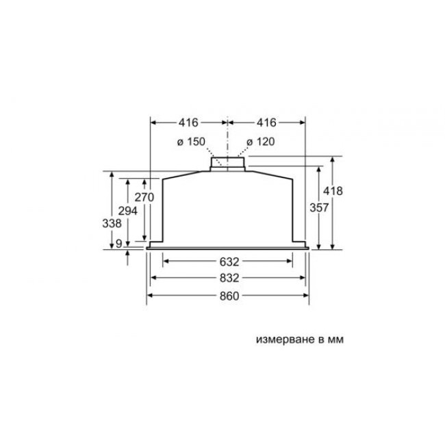 Абсорбатор Bosch DHL885C